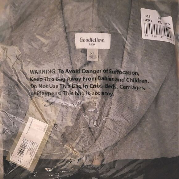 NWT Goodfellow & Co Men's Striped Collared Cardigan - Picture 3 of 3